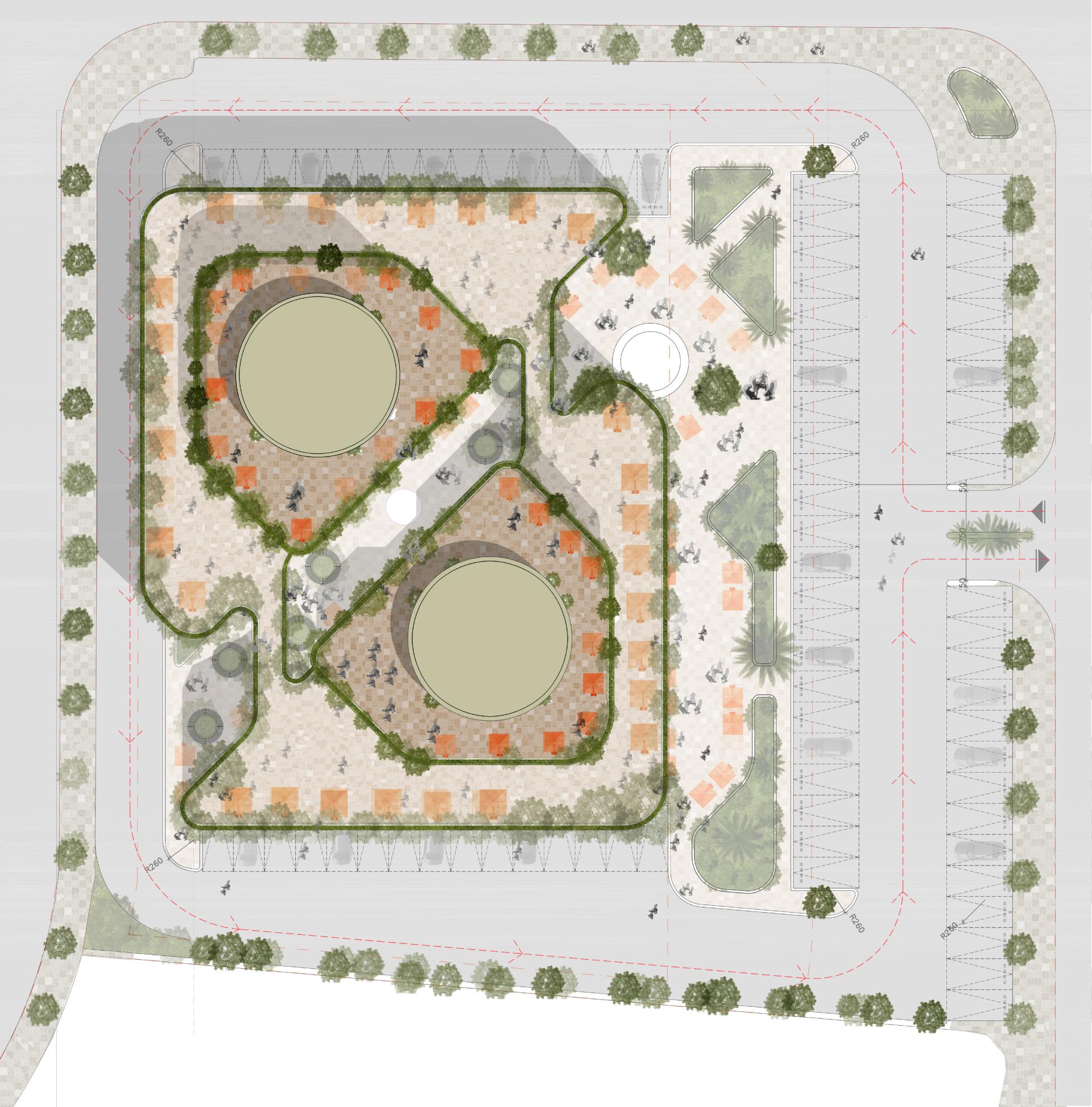 Site Plan Commercial Mixed Use Retail Shops F&B Design Site Plan Commercial Mixed Use Retail Shops F&B Design