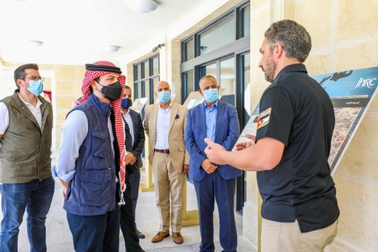 سمو الأمير الحسين بن عبدالله الثاني ولي العهد، يفتتح مشروع تطوير ساحة الثورة العربية الكبرى Royal Highness Crown Prince Al Hussien 