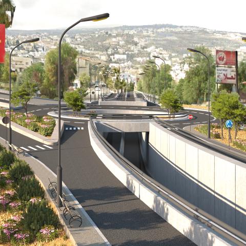 JERASH TUNNEL PROJECT ROADS AND INFRASTRUCTURE DESIGN